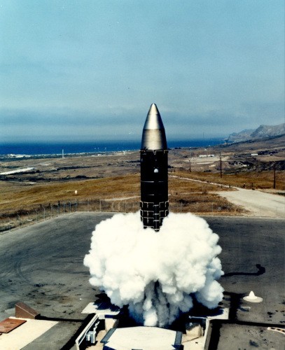 Tên lửa đạn đạo xuyên lục địa Minuteman của Mỹ.